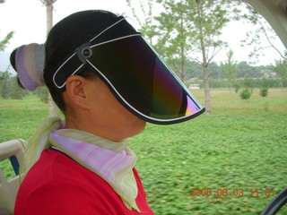 78 6l3. eclipse - Xi'an - Terra Cotta warriors - driver with protective mask