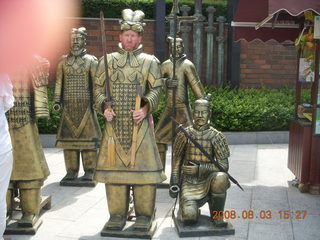 219 6l3. eclipse - Xi'an - Terra Cotta warriors - Adam as warrior