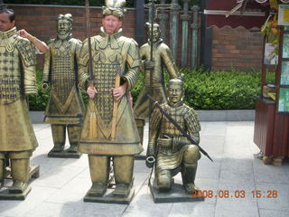 222 6l3. eclipse - Xi'an - Terra Cotta warriors - Adam as warrior