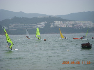111 6l5. eclipse - Hong Kong - windsurfers