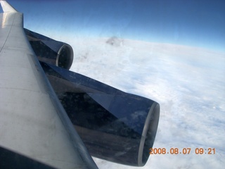 aerial - San Francisco clouds