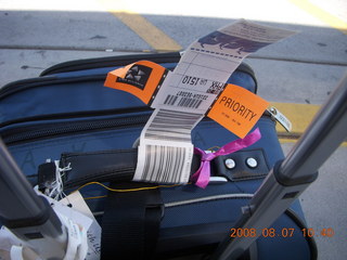 eclipse - my luggage in San Francisco