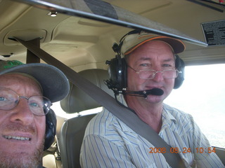 Nathan and Lee flying and Adam in N4372J