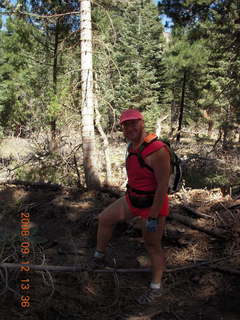 Dustin and Marcelle hiking at Pine Valley, Utah