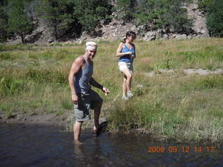 Dustin and Marcelle hiking at Pine Valley, Utah