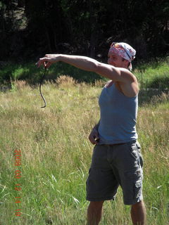 Dustin hiking at Pine Valley, Utah