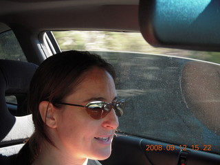 road coming back from Pine Valley, Utah