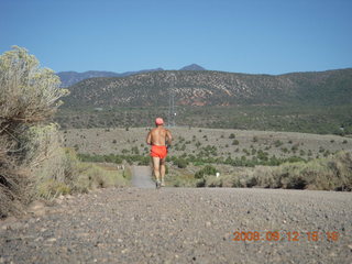 Adam - run from Kathe's and Reggie's place in Central, Utah - back