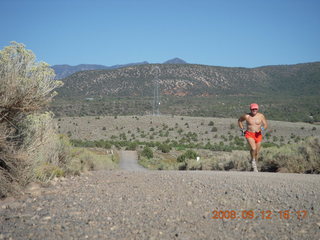 Adam - run from Kathe's and Reggie's place in Central, Utah