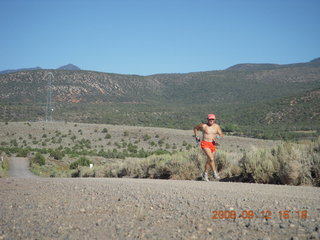 Adam - run from Kathe's and Reggie's place in Central, Utah - back