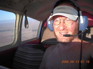 Jay Banna and Adam flying in N4372J
