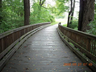 Shore AC XC - Thompson Park - wooden bridge
