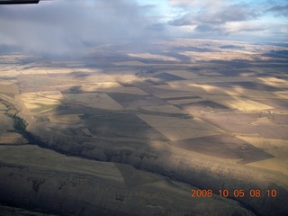 6 6n5. aerial - Washington, Idaho, Oregon flight - Snake River canyon
