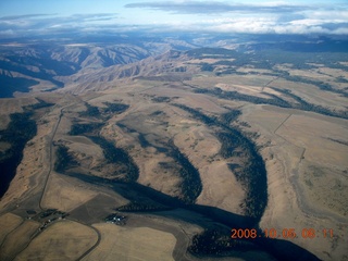 9 6n5. aerial - Washington, Idaho, Oregon flight - Snake River canyon