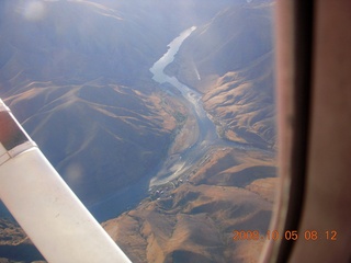 12 6n5. aerial - Washington, Idaho, Oregon flight - Snake River canyon