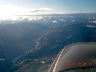14 6n5. aerial - Washington, Idaho, Oregon flight - Snake River canyon