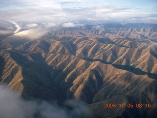 18 6n5. aerial - Washington, Idaho, Oregon flight - Snake River canyon - Hells Canyon