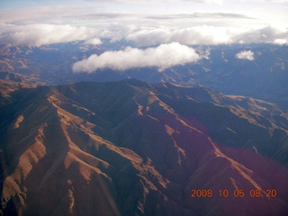 22 6n5. aerial - Washington, Idaho, Oregon flight - Snake River canyon - Hells Canyon