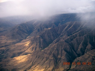 27 6n5. aerial - Washington, Idaho, Oregon flight - Snake River canyon - Hells Canyon