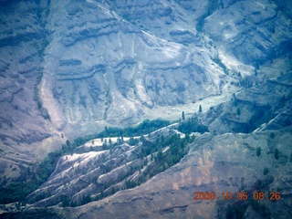 29 6n5. aerial - Washington, Idaho, Oregon flight - Snake River canyon - Hells Canyon