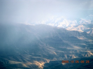 38 6n5. aerial - Washington, Idaho, Oregon flight - Snake River canyon - Hells Canyon
