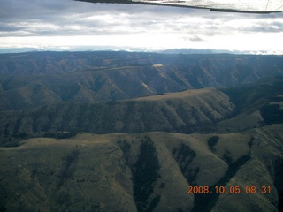 44 6n5. aerial - Washington, Idaho, Oregon flight - Snake River canyon - Hells Canyon