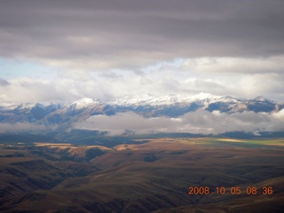 50 6n5. aerial - Washington, Idaho, Oregon flight - Snake River canyon - Hells Canyon