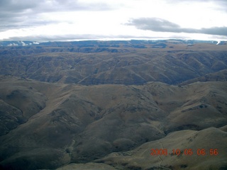 52 6n5. aerial - Washington, Idaho, Oregon flight - Snake River canyon - Hells Canyon