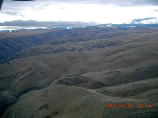 53 6n5. aerial - Washington, Idaho, Oregon flight - Snake River canyon - Hells Canyon