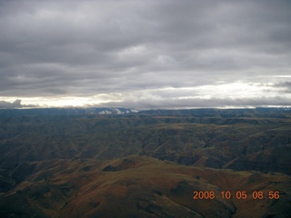 54 6n5. aerial - Washington, Idaho, Oregon flight - Snake River canyon - Hells Canyon