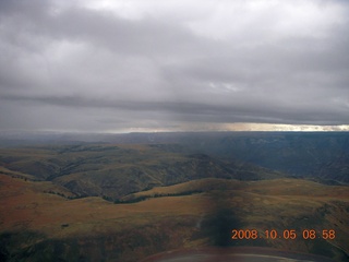 58 6n5. aerial - Washington, Idaho, Oregon flight - Snake River canyon - Hells Canyon