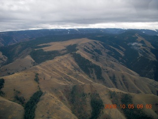 66 6n5. aerial - Washington, Idaho, Oregon flight - Snake River canyon - Hells Canyon