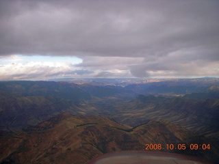 70 6n5. aerial - Washington, Idaho, Oregon flight - Snake River canyon - Hells Canyon