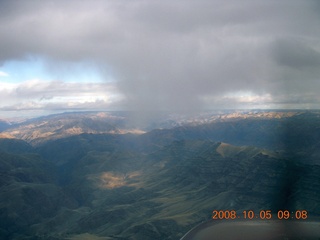 76 6n5. aerial - Washington, Idaho, Oregon flight - Snake River canyon