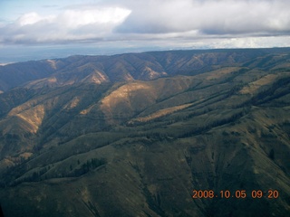 101 6n5. aerial - Washington, Idaho, Oregon flight - Snake River canyon