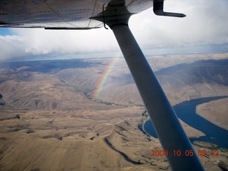 105 6n5. aerial - Washington, Idaho, Oregon flight - Snake River canyon