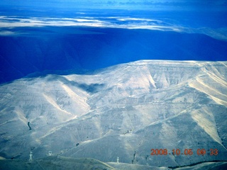 110 6n5. aerial - Washington, Idaho, Oregon flight - Snake River canyon