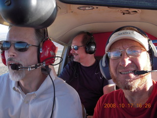 Iryna and Adam flying in N4372J