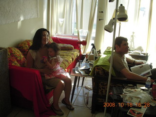 Jane, Abigail, and Richard in my living room