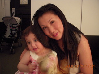 Richard and Jane trying on cowboy hat