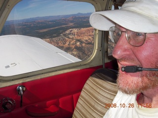Adam flying N4372J at sunrise