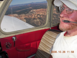 Adam flying N4372J at sunrise