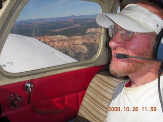 Adam flying N4372J at sunrise