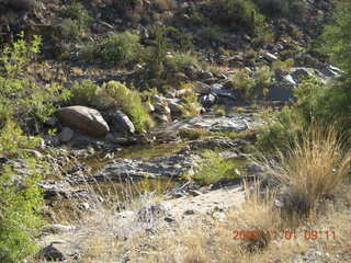 Bagdad run - stream at canyon bottom
