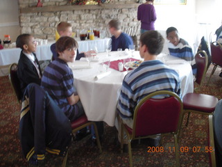 Philadelphia skyline disappearing into the clouds