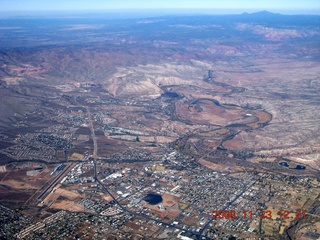 32 6pp. aerial - Cottonwood and Verde River canyon