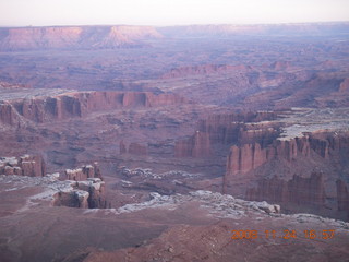 354 6pq. Canyonlands Grandview at sunset