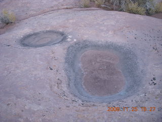 267 6pr. Dead Horse Point State Park sunset - potholes