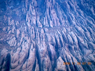 8 6ps. aerial - Arches, cloudy dawn