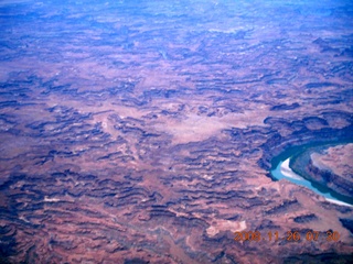 27 6ps. aerial - Canyonlands, cloudy dawn